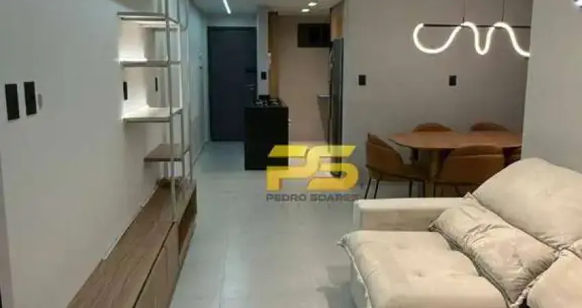 Apartamento com 3 dormitórios para alugar, 83 m² por r$ 5.000/mês - portal do poço - cabedelo/pb