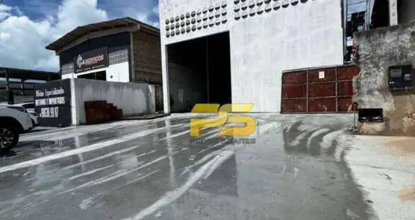 Galpão para alugar, 320 m² por r$ 8.000,00/mês - jardim américa - cabedelo/pb