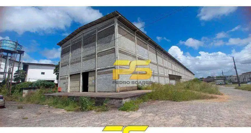 Galpão para alugar, por r$ 42.000,00/mês - bairro das indústrias - joão pessoa/pb