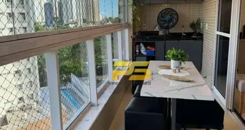 Apartamento com 4 dormitórios à venda, 131 m² por r$ 1.400.000,00 - miramar - joão pessoa/pb