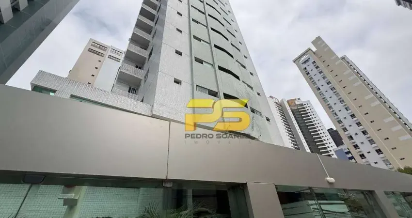 Apartamento com 4 dormitórios para alugar, 120 m² por r$ 4.200,00/mês - tambaú - joão pessoa/pb