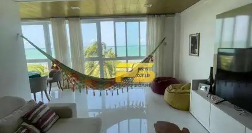 Apartamento com 4 dormitórios para alugar, 250 m² por r$ 50.000,00/mês - camboinha - cabedelo/pb