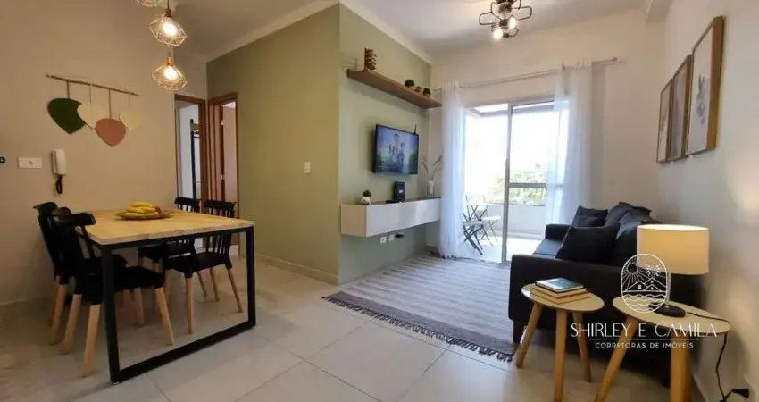 Apartamento decorado à venda com 2 dormitórios no Centro de Ubatuba - SP