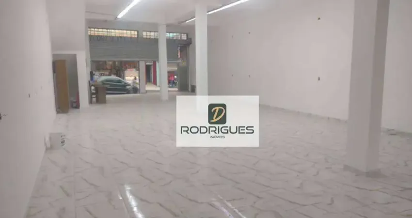 Salão para alugar, 276 m² por r$ 10.800/mês - parque das nações - santo andré/sp