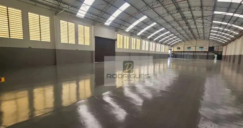 Galpão para alugar, 1812 m² por r$ 42.000,00/mês - casa grande - diadema/sp
