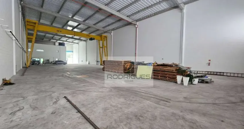 Galpão para alugar, 1544 m² por r$ 40.503,00/mês - planalto - são bernardo do campo/sp