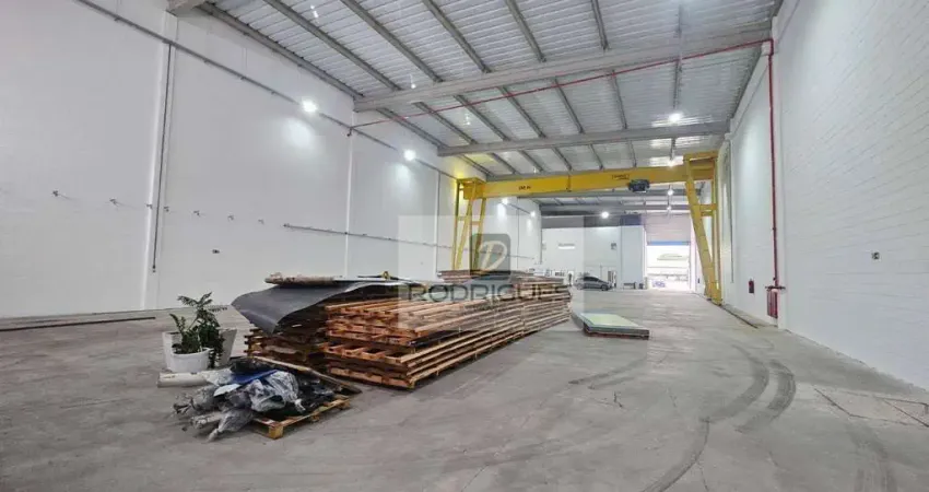 Galpão para alugar, 1639 m² por r$ 44.253,00/mês - planalto - são bernardo do campo/sp