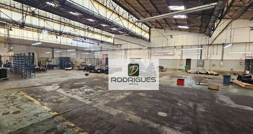 Galpão para alugar, 3700 m² por R$ 78.000,00/mês - Vila Nogueira - Diadema/SP