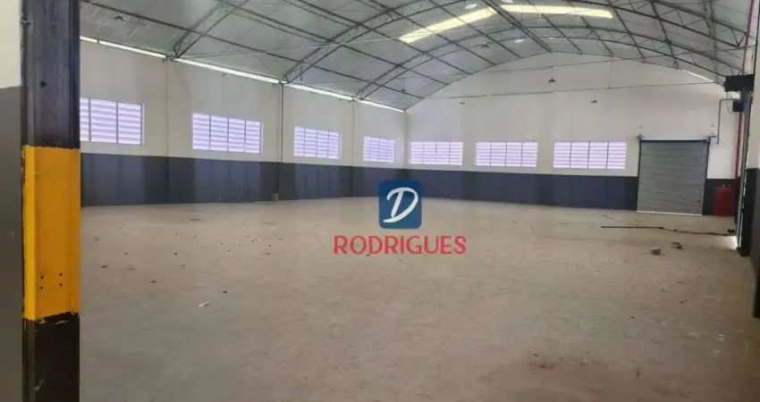 Galpão para alugar, 1500 m² por r$ 40.000,00/mês - jardim ruyce - diadema/sp