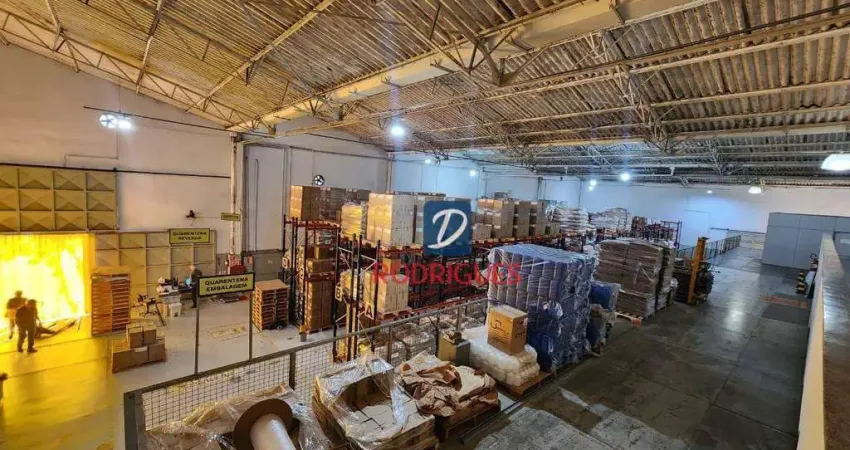 Galpão para alugar, 2000 m² por r$ 40.000,00/mês - campanário - diadema/sp