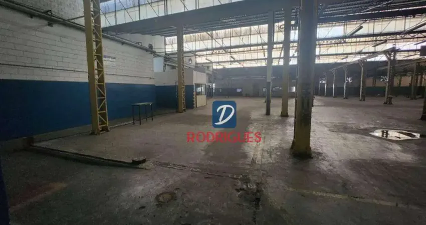 Galpão, 6813 m² - venda por r$ 19.000.000,00 ou aluguel por r$ 95.000,00/mês - canhema - diadema/sp