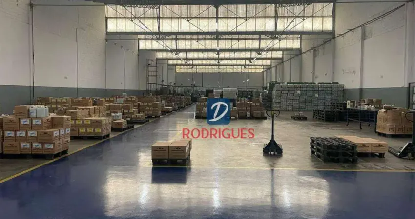 Galpão para alugar, 3200 m² por r$ 55.000,00/mês - jardim maria tereza - diadema/sp