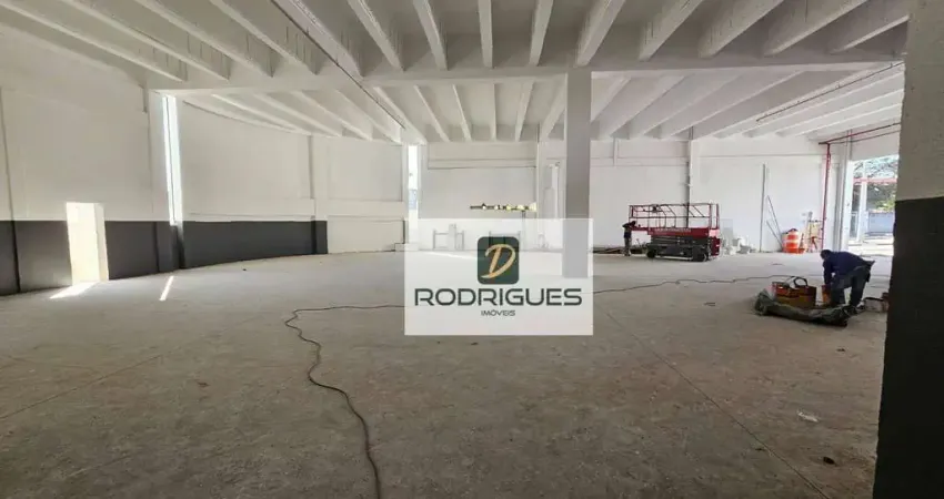 Galpão para alugar, 2500 m² por r$ 45.000,00/mês - piraporinha - diadema/sp