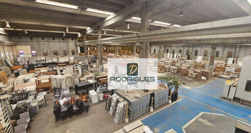 Galpão, 6133 m² - venda por R$ 25.000.000,00 ou aluguel por R$ 170.392,00/mês - Parque Oratório - Santo André/SP