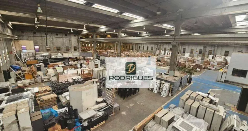 Galpão, 6133 m² - venda por r$ 25.000.000,00 ou aluguel por r$ 170.392,00/mês - parque oratório - santo andré/sp