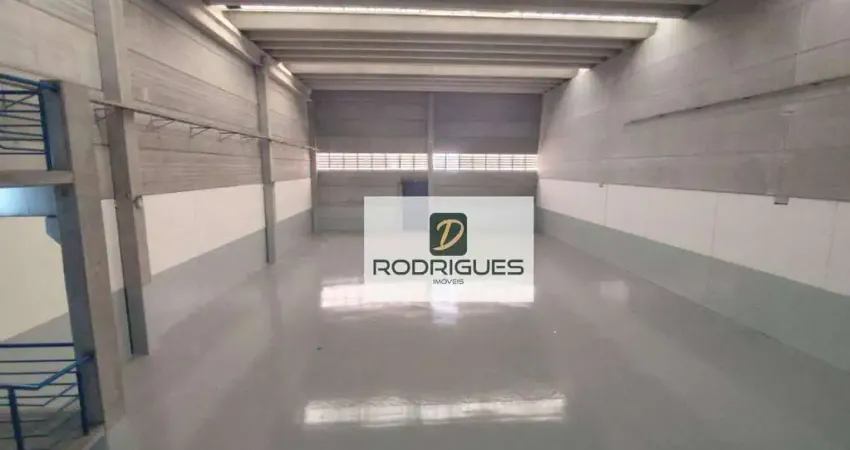 Galpão para alugar, 905 m² por r$ 28.000,00/mês - jardim portinari - diadema/sp