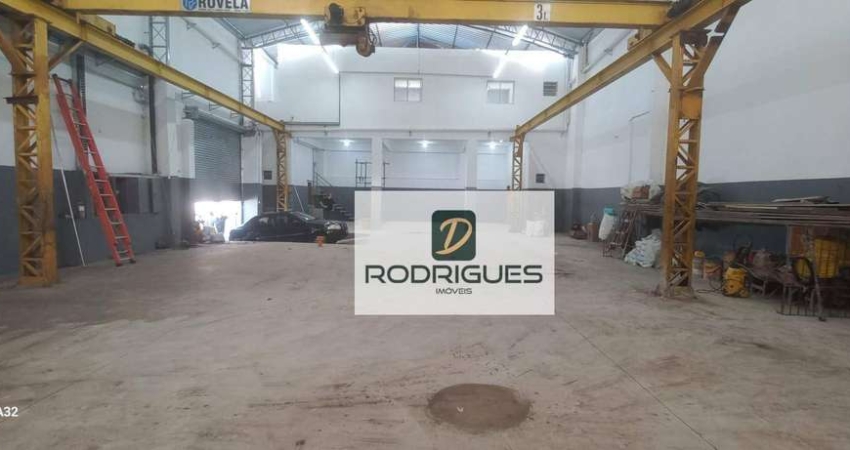 Galpão para alugar, 470 m² por R$ 12.500,00/mês - Serraria - Diadema/SP