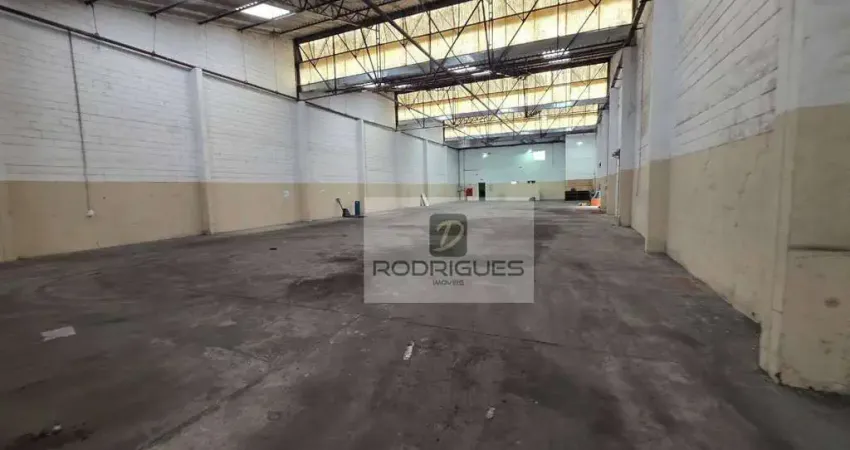 Galpão para alugar, 1750 m² por r$ 42.000,01/mês - campanário - diadema/sp