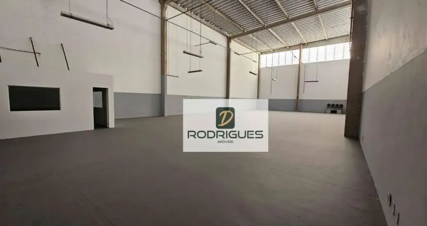 Galpão para alugar, 800 m² por r$ 25.000,00/mês - paulicéia - são bernardo do campo/sp