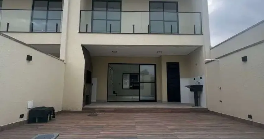 Sobrado/Duplex 80m mar Praia de Leste 3 quartos(1 suíte) piscina área gourmet