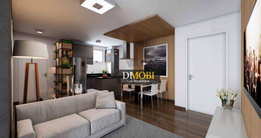 Apartamento com 2 dormitórios à venda, 56 m² por R$ 280.000,00 - Reserva dos Arvoredo - Gravataí/RS