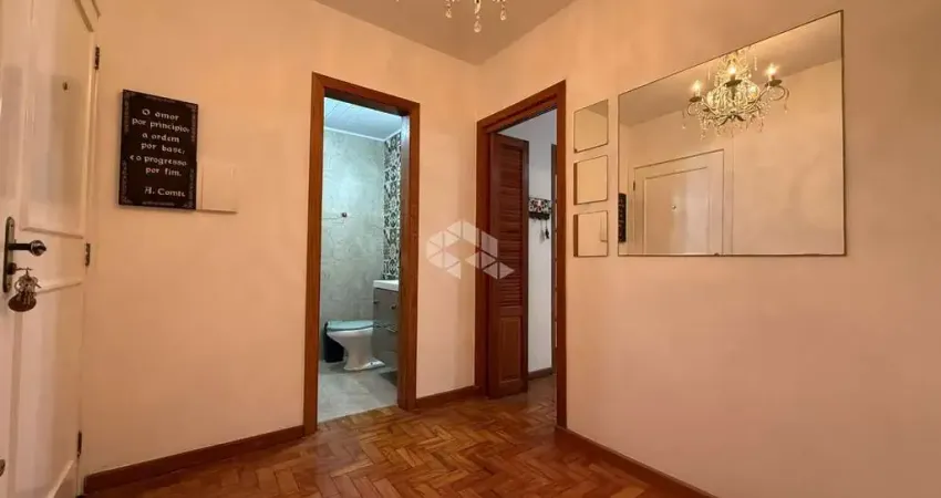 Apartamento jk com divisória, a venda na demétrio ribeiro, no centro histórico de poa.