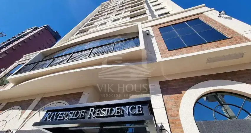 APARTAMENTO PARA VENDA E LOCAÇÃO MOBILIADO NO EDÍFICIO RIVERSIDE - CENTRO