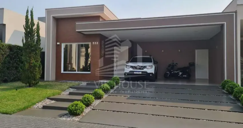 CASA TÉRREA MOBILIADA À VENDA NO CONDOMÍNIO RESIDENCIAL SAFIRA