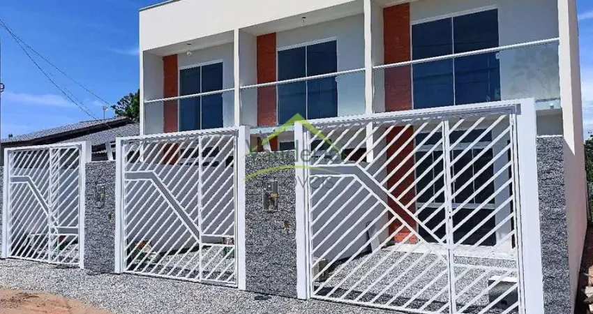 Sobrados de 62m² com 2 quartos na Passagem do Maciambu próximo as melhores praias de Palhoça - SC