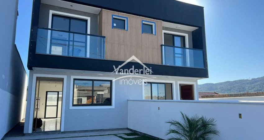 Sobrado no Lot Vale Verde com 02 quartos, sendo 02 suites no bairro Bela Vista em Palhoça -SC