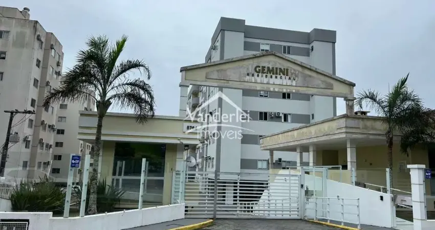 Apartamento no condominio residencial gemini no bairro ponta de baixo em são jose - sc