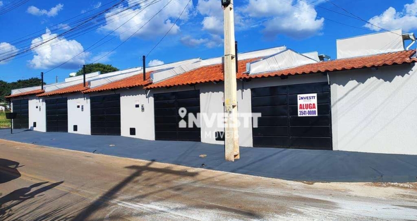 Casa com 2 dormitórios para alugar, 65 m² por R$ 1.150,00/mês - Parque dos Buritis - Trindade/GO