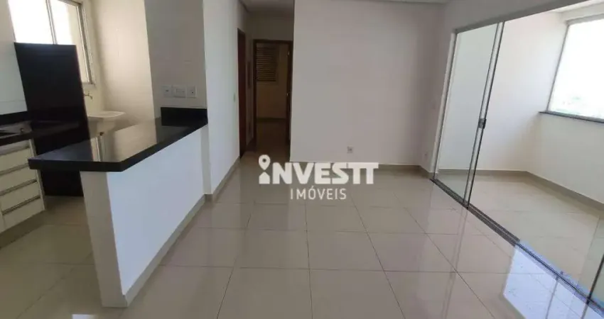 Apartamento com 2 dormitórios para alugar, 68 m² por R$ 3.190,00/mês - Parque Amazônia - Goiânia/GO