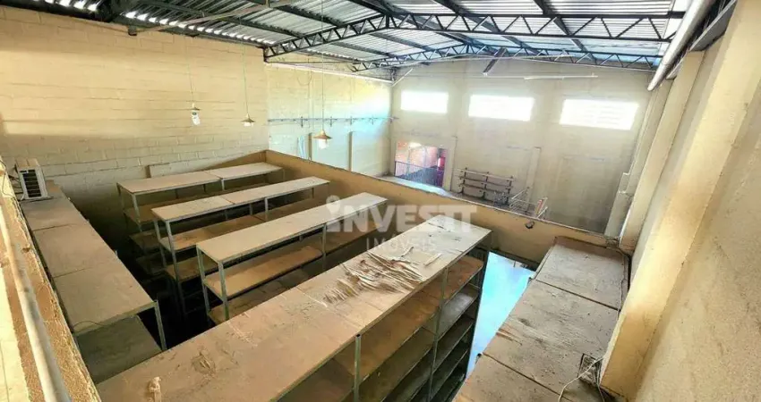 Galpão, 700 m² - venda por r$ 2.100.000,00 ou aluguel por r$ 11.050,00/mês - vila brasília - aparecida de goiânia/go