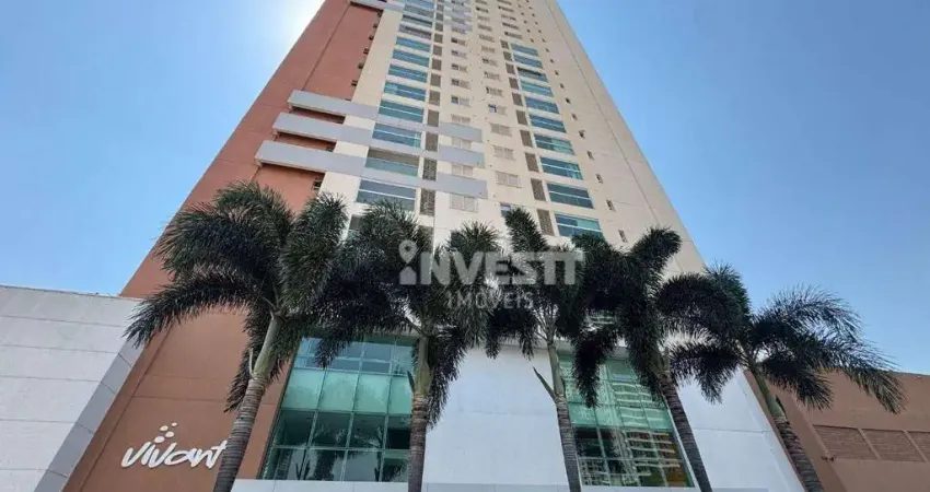 Apartamento com 1 dormitório para alugar, 50 m² por r$ 2.990,00/mês - setor marista - goiânia/go