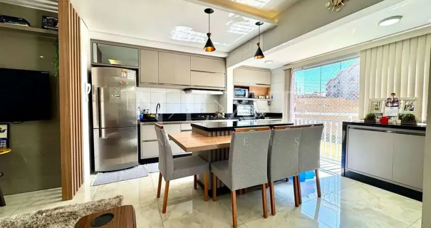 Torres de americana - apartamento todo planejado, climatizado e com varanda estendida no condomínio torres de americana