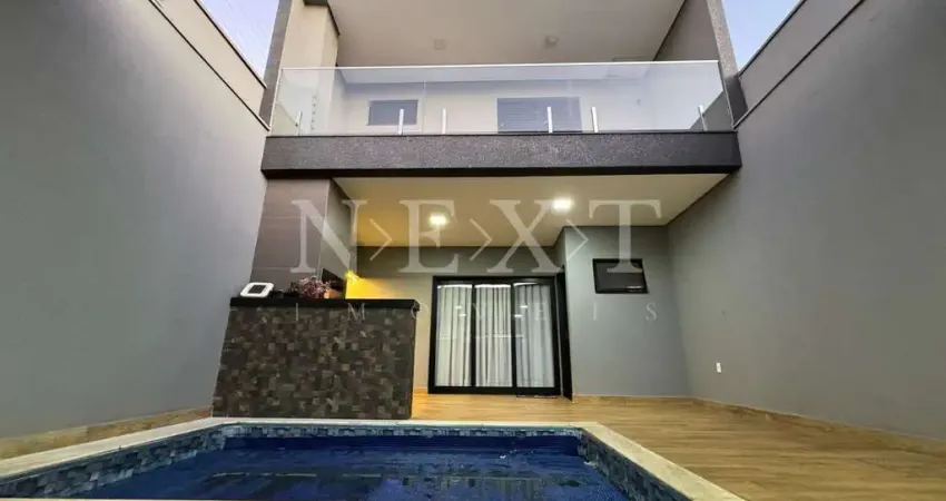 Sobrado com piscina e alto padrão de acabamento no terramerica em americana sp.