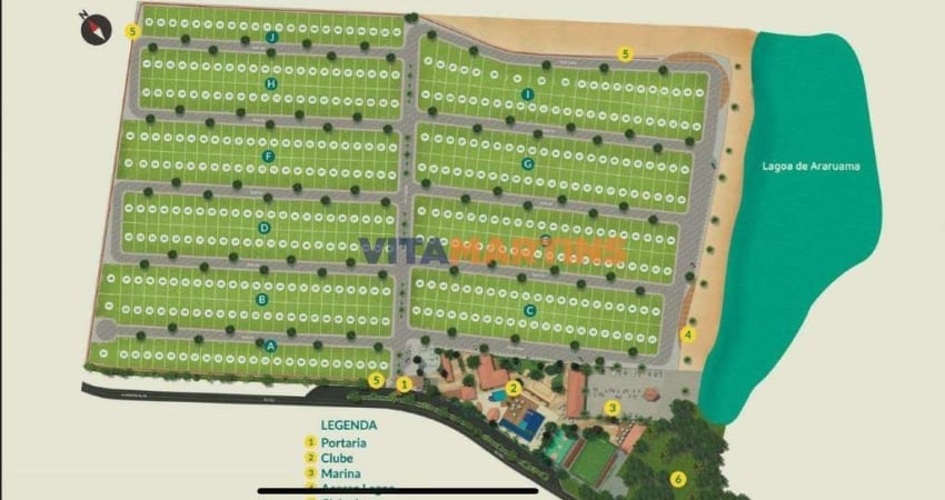 Terreno com 250m² à venda por R$ 240.000,00, Monte Alto, Arraial do Cabo, RJ