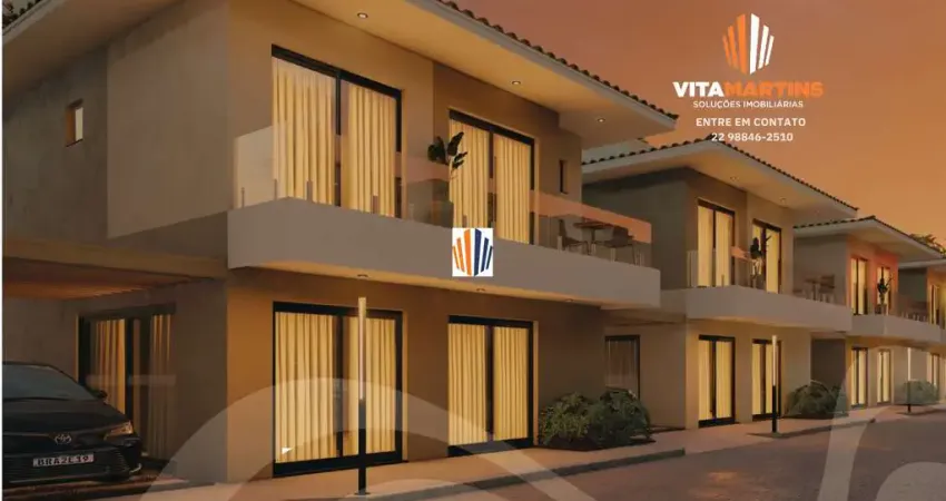 LANÇAMENTO - Casa em Condomínio de 4 quartos à venda no Portinho em Cabo Frio/RJ por R$ 1.380.000,00