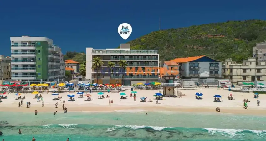 Lançamento! stúdios a beira mar de 1 quarto com 30,56m² em arraial do cabo-rj