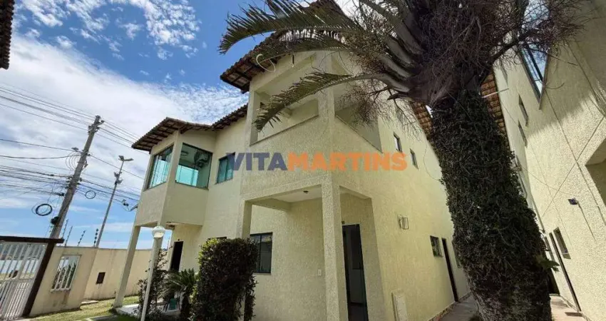 Casa duplex em condomínio com 3 quartos (2 suítes) nas palmeiras em cabo frio/rj por r$490.000,00