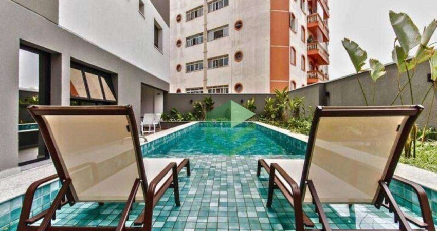 Apartamento com 1 dormitório para alugar, 40 m² por R$ 3.814,00/mês - Centro - São Bernardo do Campo/SP