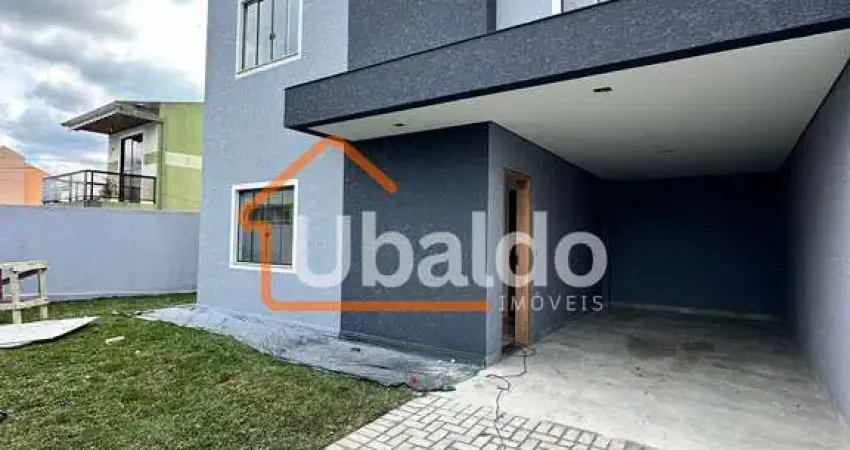 Sobrado à venda com 3 quartos, suíte e sobra de terreno no bairro Iguaçu – R$ 741.000