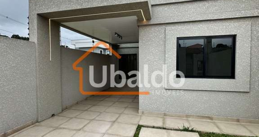 Casa nova à venda no Bairro Sabiá, Araucária – 3 quartos e garagem