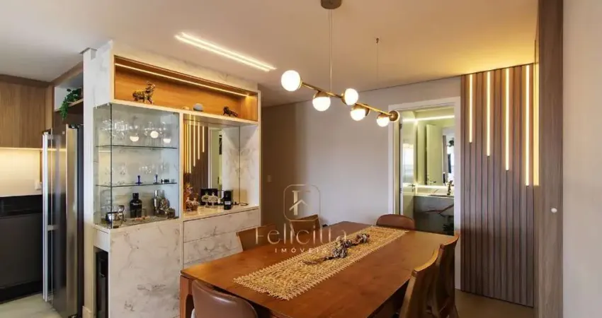 Apartamento com 03 dormitórios 02 suítes no bairro barreiros em são josé/sc