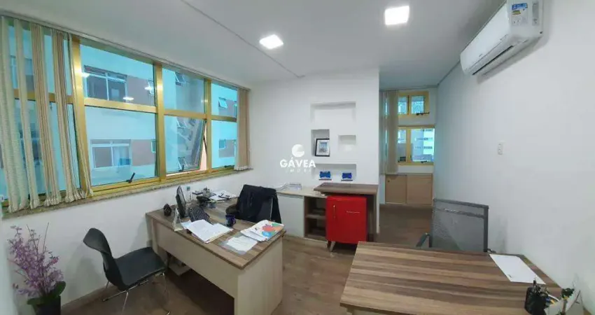 Sala comercial à venda no Gonzaga, Santos