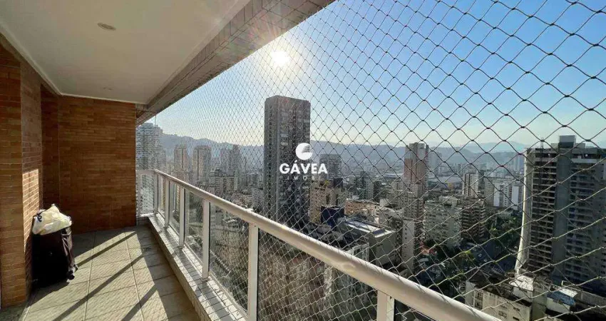 Apartamento com 3 quartos à venda no Gonzaga, Santos