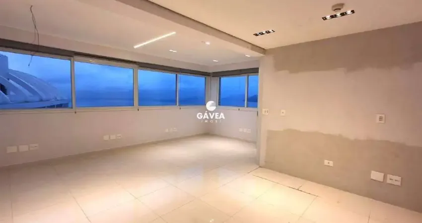 Sala comercial duplex à venda 84m² vista mar panorâmica boqueirão santos sp