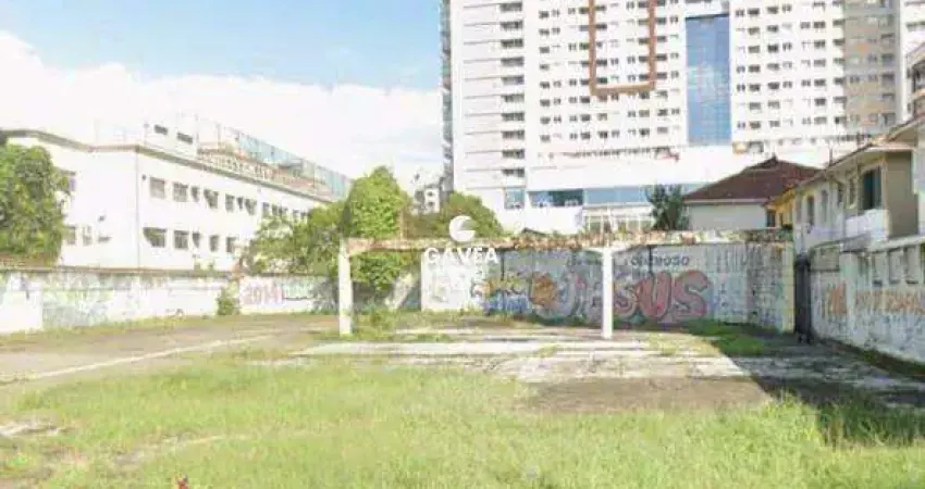 Terreno à venda na Vila Mathias, Santos 