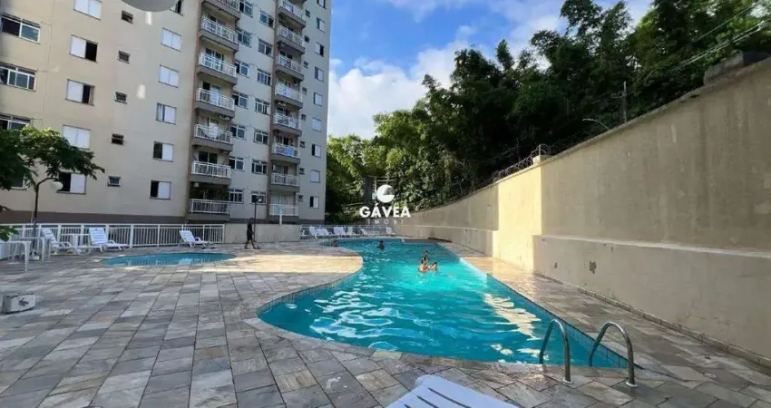 Apartamento de 2 quartos com piscina, churrasqueira e salão de festas em santos